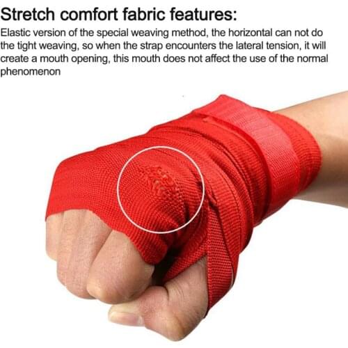 2.5m length 5cm width Boxing Hand Wraps MMA Muay Thai Kick Boxing Handwraps for Training Bandages fighting wraps Sports Safety