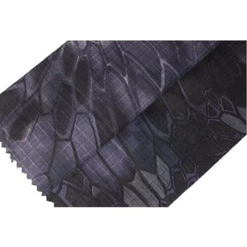 Pythons grain Printed Fabric Polyester Cotton Camouflage Cloth Breathable Moisture absorption Dirty Resistant DIY Material