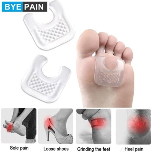 1Pair Foot Care Gel Stickers Soft Pain Relief Pads Blisters Bunions Corns Calluses Friction Pressure Spots Shoes Stickers