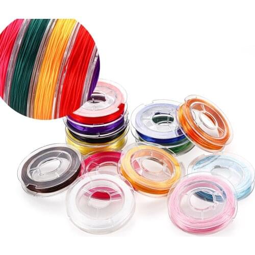 10m/Roll Crystal Beading Stretch Cord Stretchy Elastic Cord Thread String Beading Wire DIY For Jewelry Making Findings Supplies