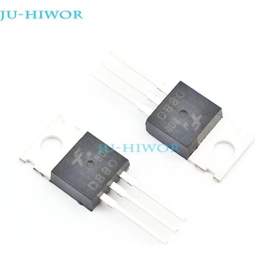 10pcs/lot D880 Y Triode Transistor NPN 3A 60V 30W TO-220 Throught Hole Transistors