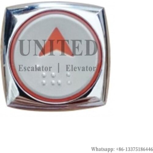 10pcs UNITED Elevator Push Buttons Red Light A4N47113 BST