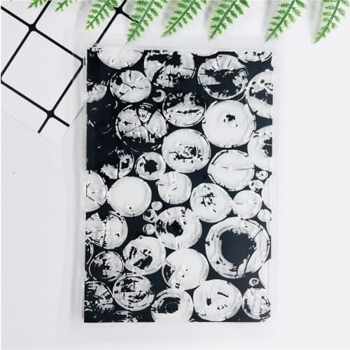 11*16 Wooden Pile Transparent Clear Stamps Bullet Journal Seal For Scrapbooking Stamp Sentiment Photo Album Card Making YZ008
