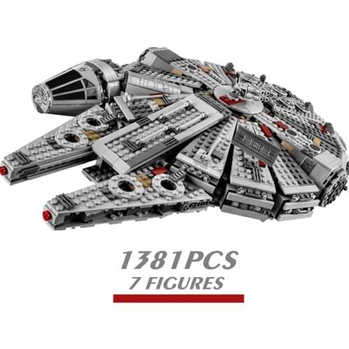 NEW Star Space Wars Millennium Falcon Space Ship Fighter Skywalker Force Awakens Figures Building Block Brick Gift Kid Toy