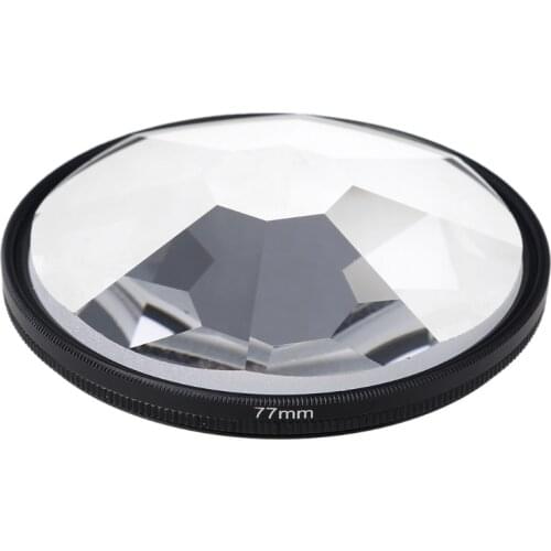 77mm Glass Camera Kaleidoscope Prism Filter Photography First Focus Film And Television Slr Props Filter LX0D