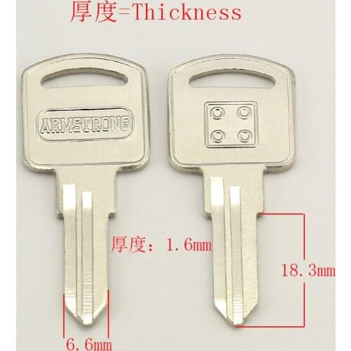 A044 right groove Wholesale Locksmith Keymother Brass House Home Door Blank Empty Key Blanks Keys 25 pieces/lot