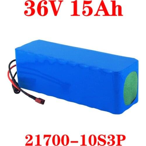 LiitoKala 36V 15Ah battery 21700 5000mah 10S3P battery pack 500W high power battery 42V 15000mAh Ebike electric bicycle BMS