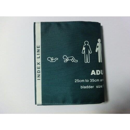 Free Shipping kmtkeramed Reusable Blood Pressure Cuffs,adult size ,two-tube,latex Bladder