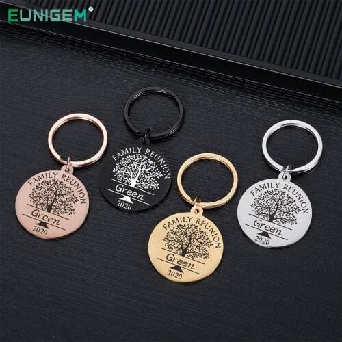 Family Keychain Personalized Keyring Customized Key Chain Date Name Keychains Birthday Christmas Gift for Love Mom and Dad