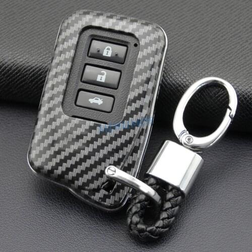 Carbon Fiber Car Key Fob Cover Shell For Lexus IS ES NX RX GS LX RC 2013 2014 2015 2016 2017 2018 2019 2020