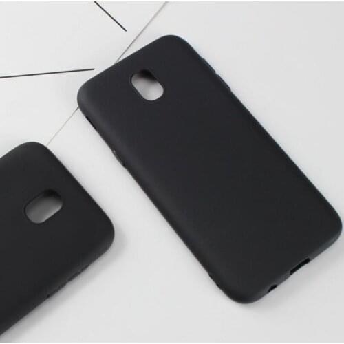 Black Matte Phone Case For Samsung galaxy J3 J5 J7 2017 J4 J6 Plus J8 A5 A6 A7 A9 2018 J2 J5 J7 Prime Silicone TPU Back Cover