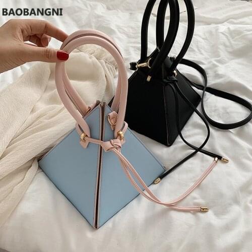 Designer leather handbag Mini Triangle Women Clutch Purse Hand Bag Lady Famous Tote Bags portefeuille femme