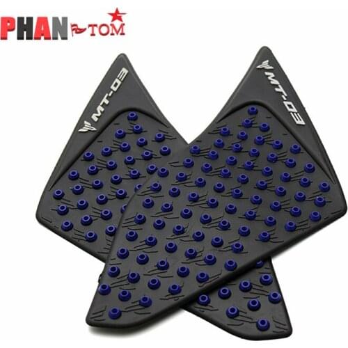 For YAMAHA MT03 MT-03 MT 03 2015 2016 2017 Protector Anti slip Tank Pad Sticker Gas Knee Grip Traction Side 3M Decal