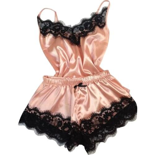 FOURONE Women's Satin Pajamas