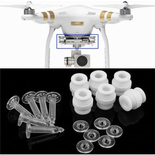 Camera Gimbal Shock Absorption Damping Rubber Balls & Anti-drop Pins Kit for DJI Phantom 3 Standard Professional Advanced