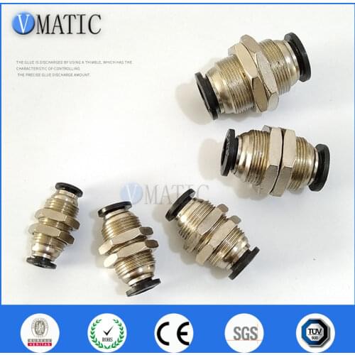 M4M6M8M10/M12 Threaded Tube To Tube Pipe Pneumatic Fitting Connector