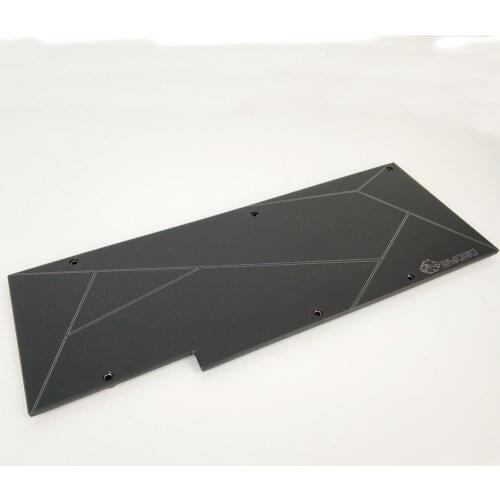 Bykski Metal Backplate use for NVIDIA RTX 2080Ti/2080 Founders Edition Block/Only Compatible Bykski RTX2080TI/2080 3mm Thickness