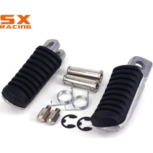 Motorcycle Street Bike Rear Foot Pegs Pedal For KAWASAKI ZRX400 ZRX1100 ZRX1200 Z1000 Z750 ZX-6R ZX-9R ZX-12R ZR-7S 2003-2006