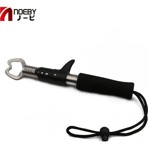 Noeby 22cm Aviation aluminum fishing tackle fishing grip for fishing plier Lipgrip Remove Hook Tackle witer fishing hunt house