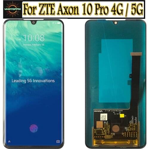 Original 6.47" For ZTE Axon 10 Pro LCD A10P3251 A2020 Display Touch Screen Digitizer Assembly For ZTE Axon 10 Pro lcd Display