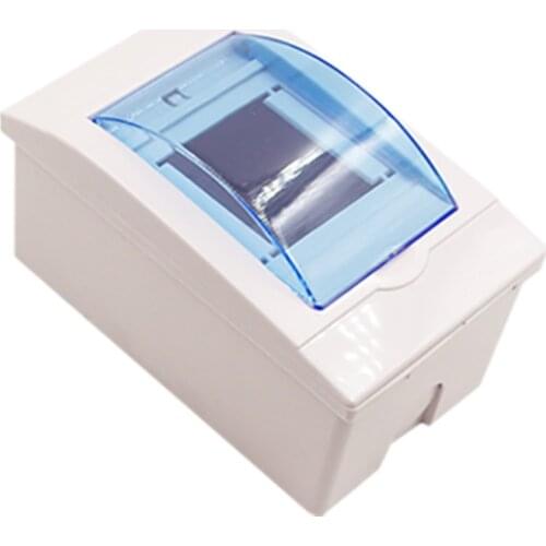 2-3 /3-4/5-6/9-12 Ways Circuit Breaker Distribution Protection Box Indoor Wall Mounted Plastic Electric Transparent Cover