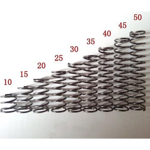 10PCS Cheap Small Customized Small Compression Coil Spring Supplier,1.2mm Wire Diameter*14mm Out Diameter* (10-50) mm Length