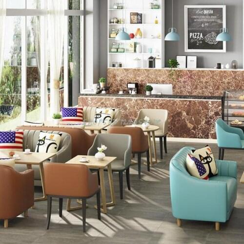 Nordic Chair Dining Chair Household Modern Simple Milk Tea Shop Table