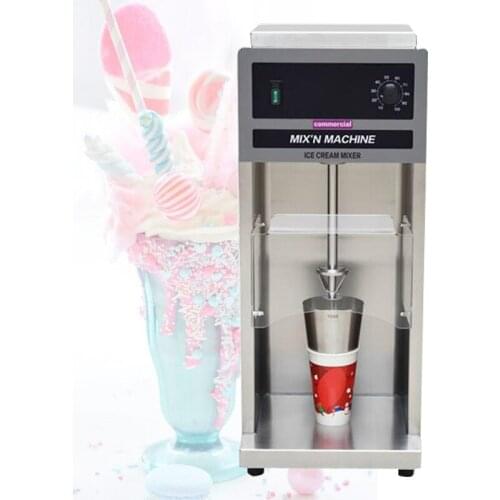 Mixing speed can adjust ice cream mixer machine fruit ice cream blender with stainless steel mixing head