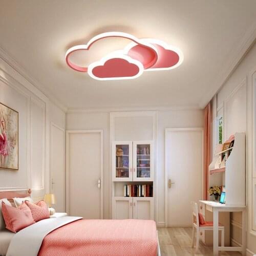 Nordic LED light source ceiling lamp cloud shape bedroom living room fashion restaurant hotel lighting