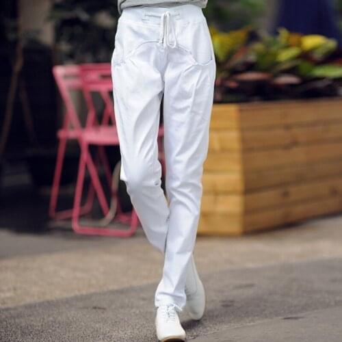 Vintage High Waist Jeans Woman 2020 Spring Autumn Mom Boyfriend Jeans For Women Harem Denim Pants Female Trousers Plus Size 4XL