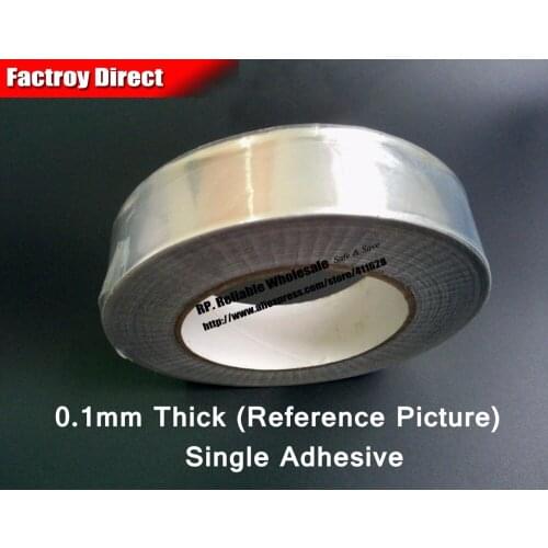 0.1mm thickness 50mm One Face Heat insulation Waterproof Aluminum Foil Adhesive Tape fit for Refrigerator, Pipe Wrap, Fix