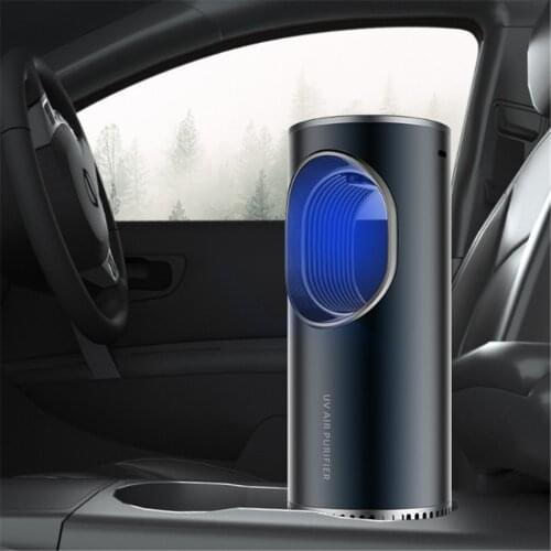 Air Purifier with UV Bacteriostasis Disinfection Light Anion Purification Odor Filter USB Portable Car Intelligent Deodorization