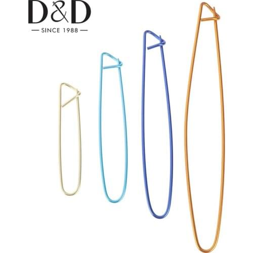 4Pcs Aluminum Safety Pins Colorful Weaving Stitch Marker DIY Knitting Needle Stitch Holders DIY Sewing Tools