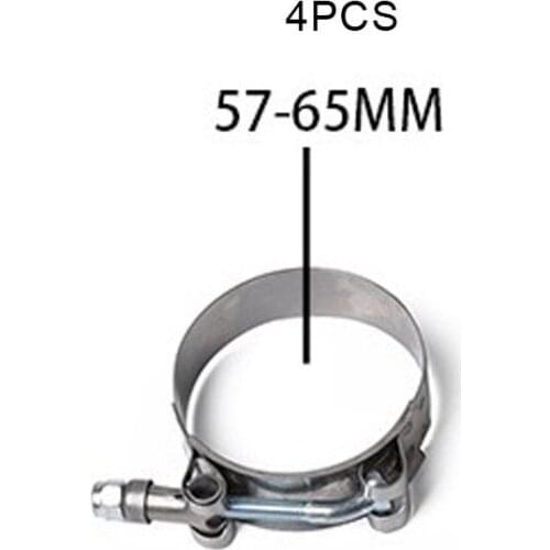 4Pcs-57-116Mm/T Type Hose Clamp Pipe Clamp Round Clamp For Ship Car Tractor