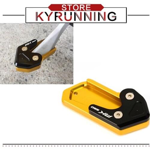 For KYMCO AK550 AK 550 2017 2018 2019 2020 Motorcycle Accessories CNC Kickstand Foot Side Stand Extension Pad Enlarge Plate