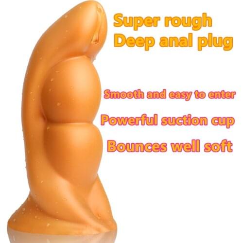 Silicone Large Anal Plug Butt Plug Male Prostate Massage Female Anus Expansion Stimulator Big Anal Beads SM Gay Anal Sex Sex Toy