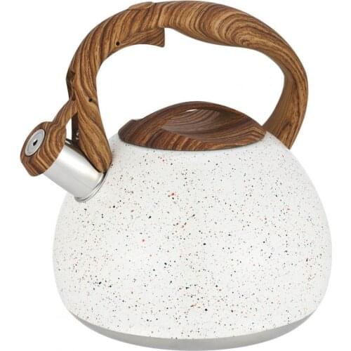 Kettle Stainless Steel Whistling Kettle Wood Handle Eco-friendly High Temperature Tea Pot Durable Boiling Water Drinkware