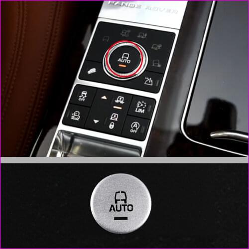 For Land Rover Range Rover Central Control System A U T O Logo Button Sticker Button Car Sticker Auto Interior Accessories