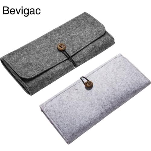 Bevigac Large Capacity Felt Protective Traveling Carrying Case Storage Pouch Bag Accessories For Nintendo Nintend Switch Console