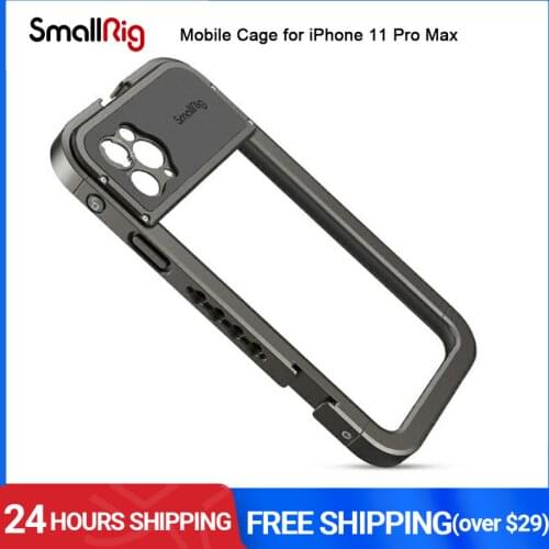 SmallRig Pro Mobile Cage For iPhone 11 Pro Max Pocket Protective With Cold Shoe Mounts Vlog Shooting kit - 2778
