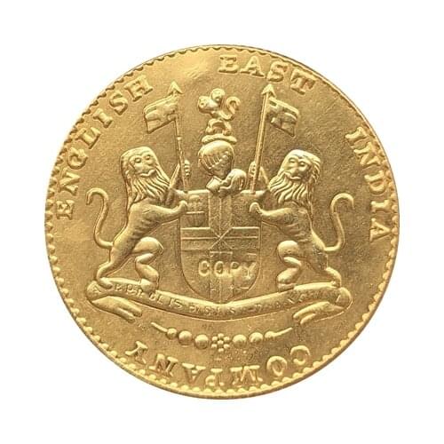 24-K Gold plated 1819 British coins copy