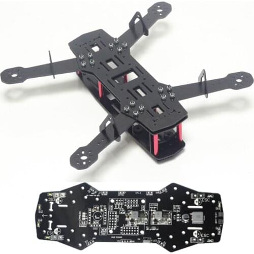 ZMR250 Quad Frame Pure Carbon Drone Mini 250 FPV UAV Airframe Glass Fiber Quadcopter kit Power Distribution Board pdb for QAV250
