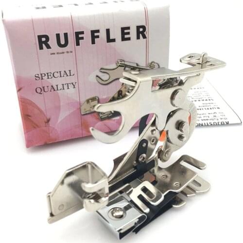 1 Pieces Ruffler Sewing Machine Presser Foot, #55705 for Domestic Low Shank Sewing Machine, Made in Taiwan. 5AA7051