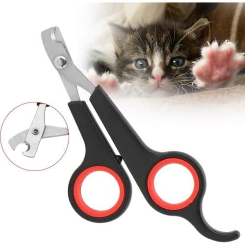 Cat Dog Grooming Nail Clippers Portable Puppy Nail Clipper Trimmer Cutter Stainless Steel Dog Cat Claw Nail Scissor Pet Toe Care