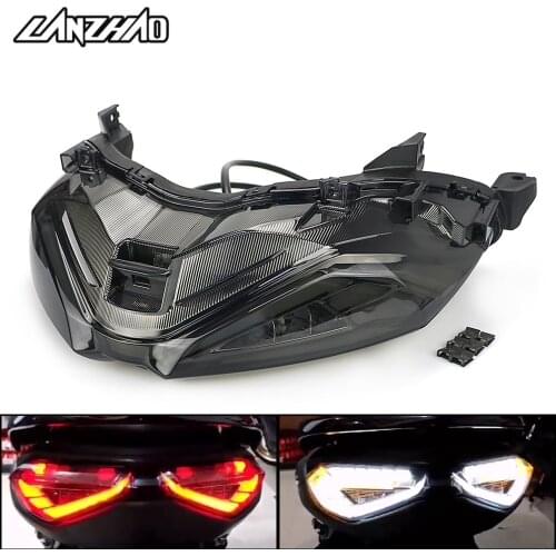 NMAX 2020 Motorcycle Integrated LED Tail Light Turn signal Indicator Programable GMA Rear Lamp Assambly for Yamaha NMAX 155 2020