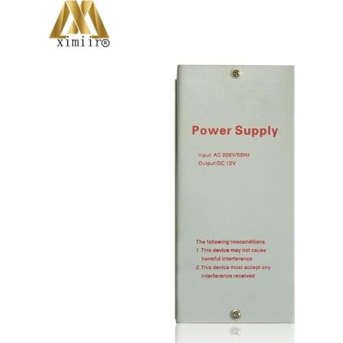 New Arrival Power Supply For Access Control 220V 12V DC 3A Power Supply Box P01 For Door Access Control System
