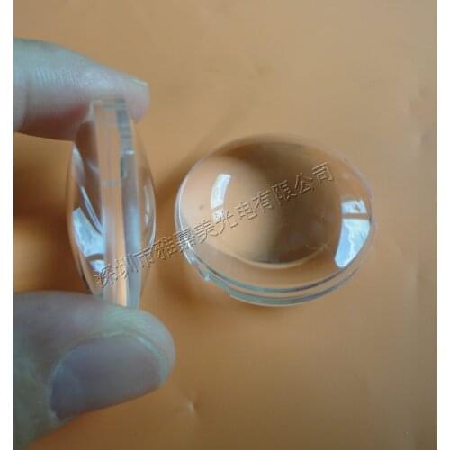 Plastic biconvex lens Diameter 33.7MM Double convex optical lens, High power LED lens