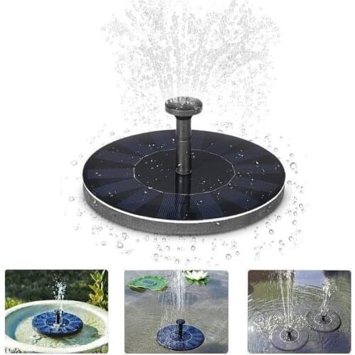 Solar Floating Fountain Mini Solar Water Fountain Pool Pond Waterfall Fountain Garden Decoration Outdoor Solar Powered Fountain