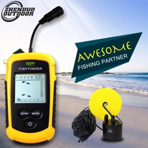 Wired Fish Finder Sonar Fish finder HD Underwater Fish Finder Muddy Water Intelligent Fishing Tackle Good Quality