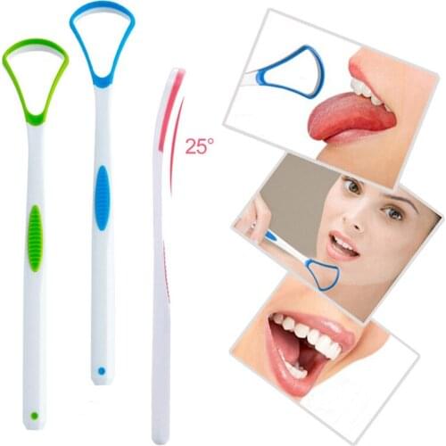 Tongue Brush Cleaning the Surface of Tongue Oral Cleaning Brushes Tongue Scraper Cleaner Fresh Breath Health
